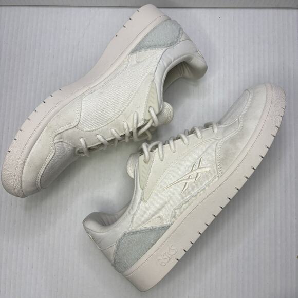 ASICS Skycourt Women’s Sneakers Cream/Lichen Rock 1202A133 Japan Retro Size 9 - Picture 3 of 10